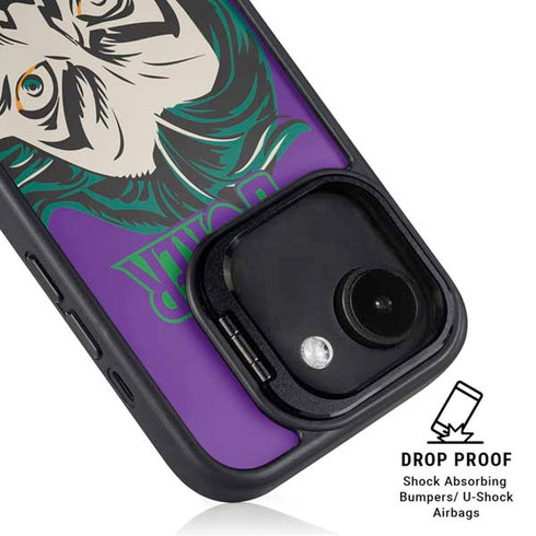 DC Comics The Joker The Classic Art iPhone 16e Kickstand Case