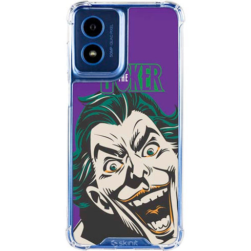 DC Comics The Joker The Classic Art Moto G 5G (2024) Clear Case