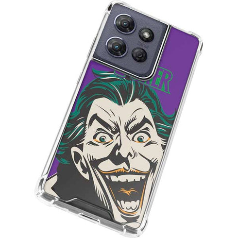 DC Comics The Joker The Classic Art Moto G Play 5G (2025) Clear Case