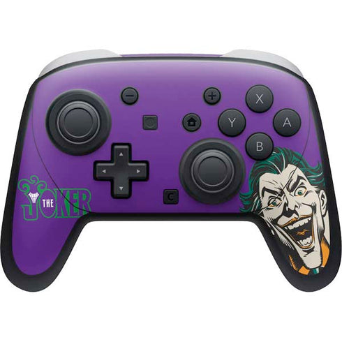 DC Comics The Joker The Classic Art Nintendo Switch 2 (2025) Pro Controller Skin