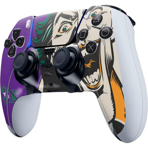 DC Comics The Joker The Classic Art PS5 DualSense Edge Pro Controller Skin