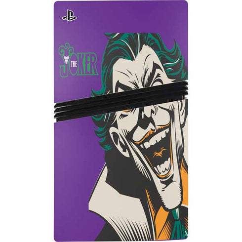 DC Comics The Joker The Classic Art PS5 Pro Disk Bundle Skin