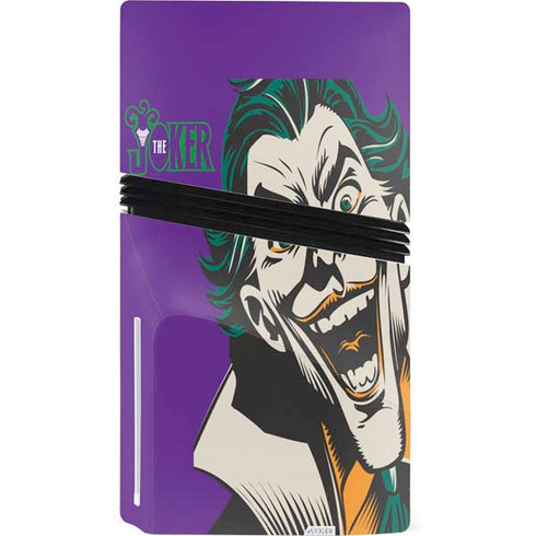 DC Comics The Joker The Classic Art PS5 Pro Disk Console Skin