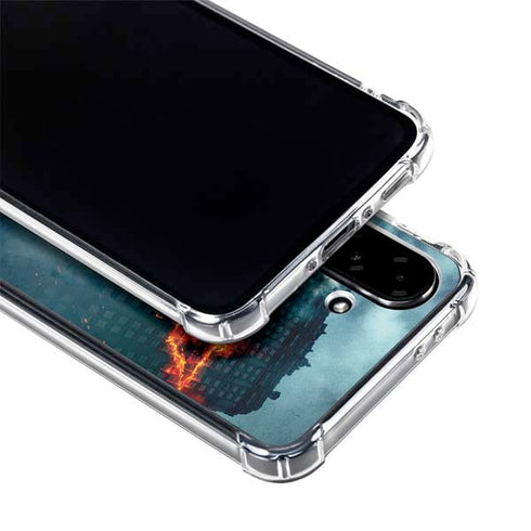 The Dark Knight Movie Poster Galaxy A36 5G Clear Case