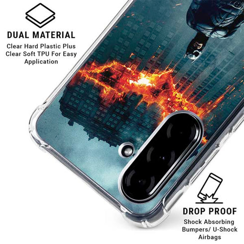 The Dark Knight Movie Poster Galaxy A36 5G Clear Case