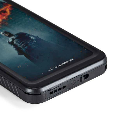 The Dark Knight Movie Poster Galaxy S24 Plus Waterproof Case