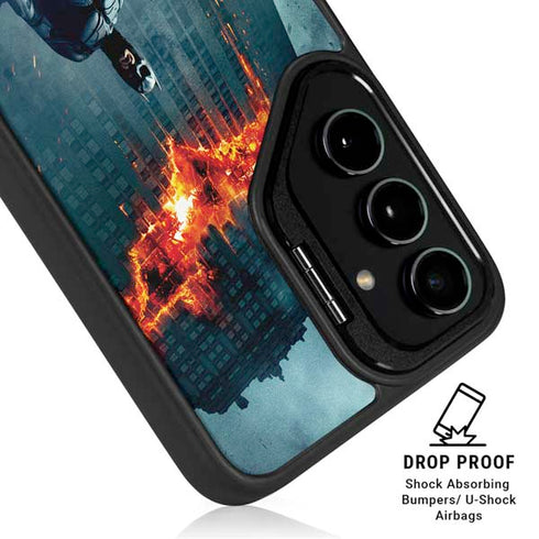 The Dark Knight Movie Poster Galaxy S25 Ultra Kickstand Case