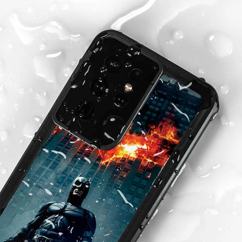 The Dark Knight Movie Poster Galaxy S24 Ultra Waterproof Case