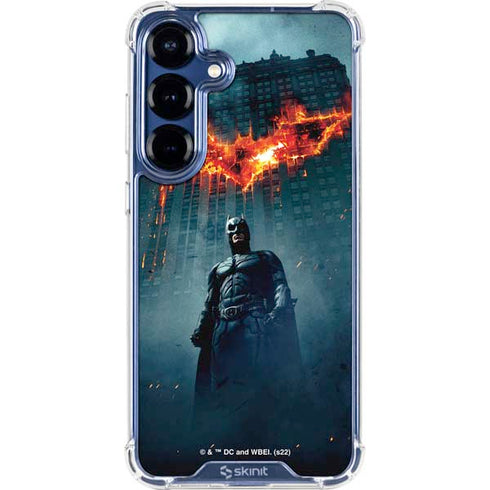 The Dark Knight Movie Poster Galaxy S25 Clear Case