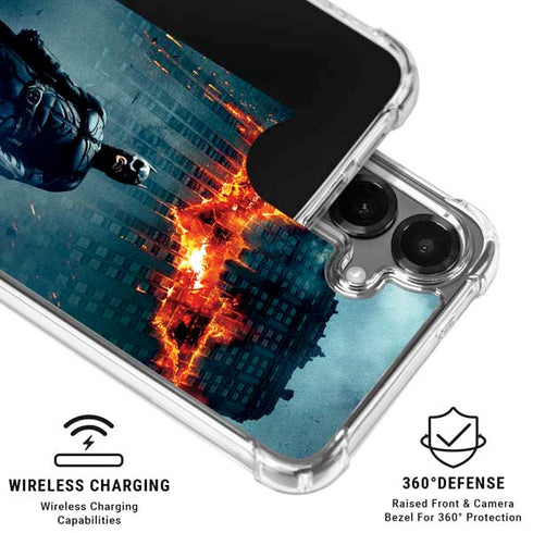The Dark Knight Movie Poster Galaxy S26 Clear Case
