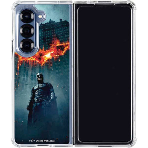 The Dark Knight Movie Poster Galaxy Z Fold6 Clear Case