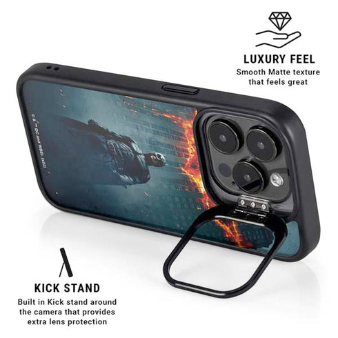 The Dark Knight Movie Poster iPhone 14 Pro Kickstand Case