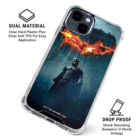 The Dark Knight Movie Poster iPhone 15 Clear Case