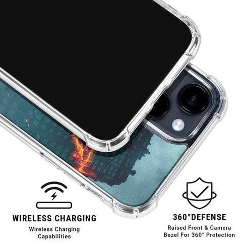 The Dark Knight Movie Poster iPhone 15 Clear Case