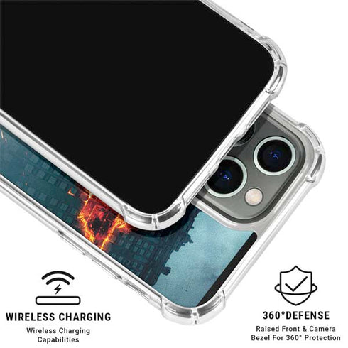 The Dark Knight Movie Poster iPhone 16 Pro Clear Case