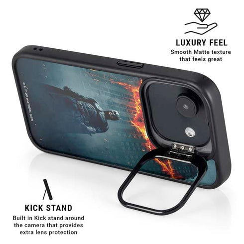 The Dark Knight Movie Poster iPhone 16e Kickstand Case