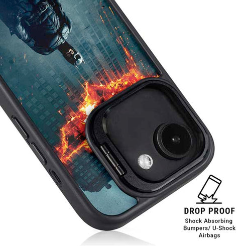The Dark Knight Movie Poster iPhone 16e Kickstand Case