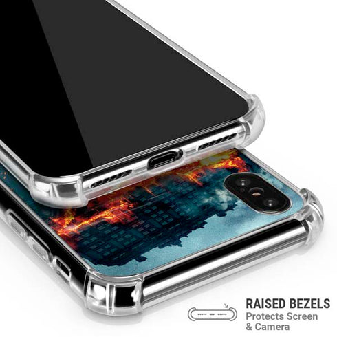 The Dark Knight Movie Poster iPhone X/XS Clear Case