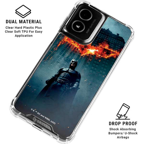 The Dark Knight Movie Poster Moto G Power 5G (2024) Clear Case