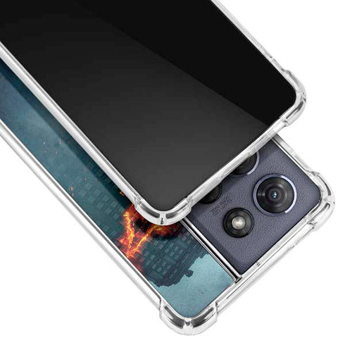 The Dark Knight Movie Poster Moto G Power 5G (2025) Clear Case