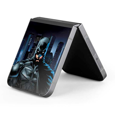 DC Comics Batman The Dark Knight Comic Art Galaxy Z Flip6 Skin