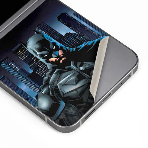 DC Comics Batman The Dark Knight Comic Art Galaxy Z Flip6 Skin