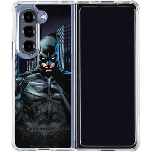 DC Comics Batman The Dark Knight Comic Art Galaxy Z Fold5 5G Clear Case