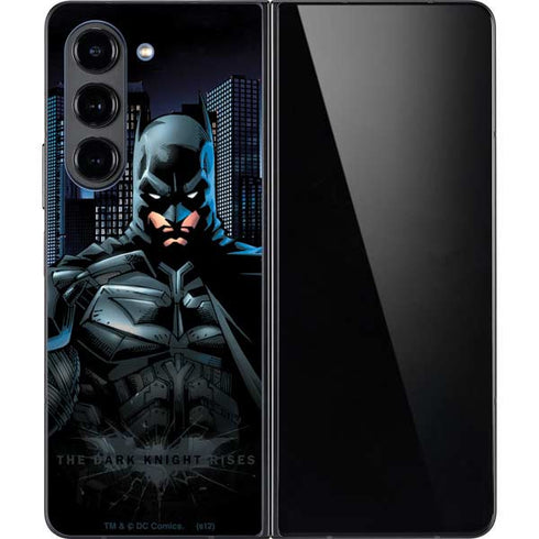 DC Comics Batman The Dark Knight Comic Art Galaxy Z Fold5 5G Skin