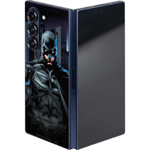 DC Comics Batman The Dark Knight Comic Art Galaxy Z Fold6 Skin