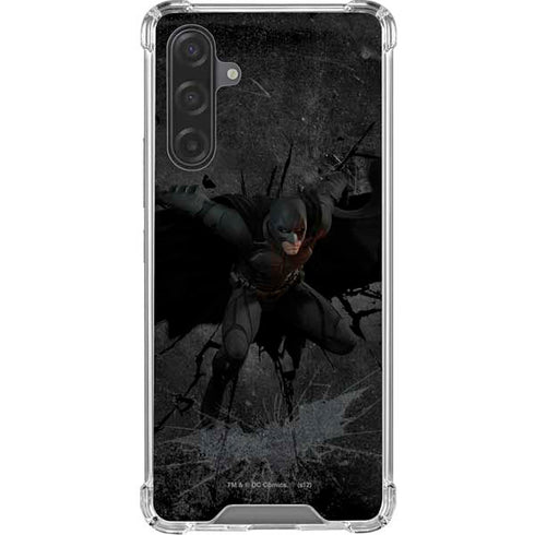 DC Comics The Dark Knight in Action Galaxy A17 Clear Case
