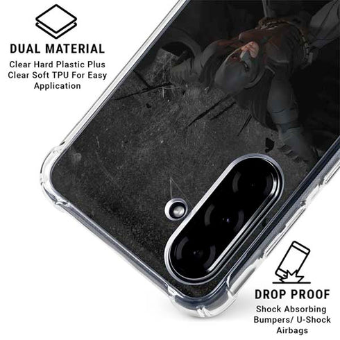 DC Comics The Dark Knight in Action Galaxy A36 5G Clear Case