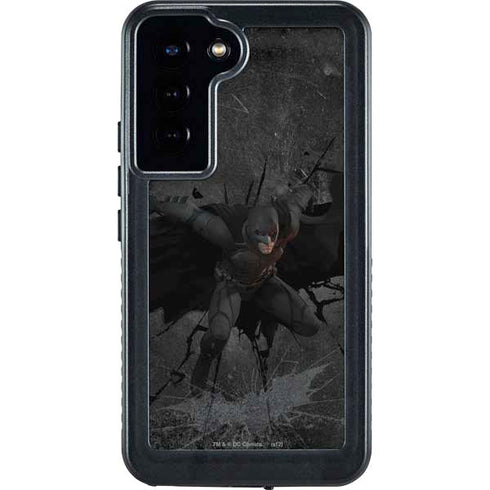 DC Comics The Dark Knight in Action Galaxy S24 Plus Waterproof Case