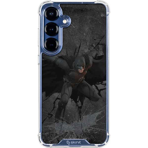 DC Comics The Dark Knight in Action Galaxy S25 Plus Clear Case