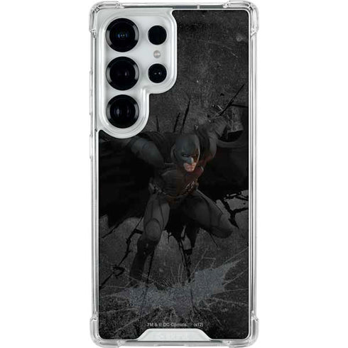 DC Comics The Dark Knight in Action Galaxy S25 Ultra Clear Case