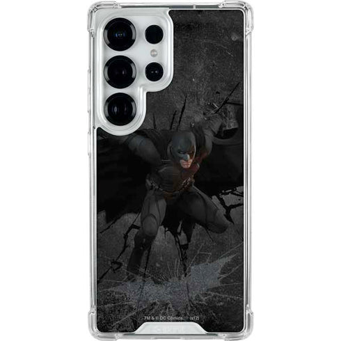 DC Comics The Dark Knight in Action Galaxy S26 Ultra Clear Case