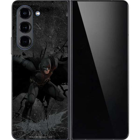 DC Comics The Dark Knight in Action Galaxy Z Fold5 5G Skin