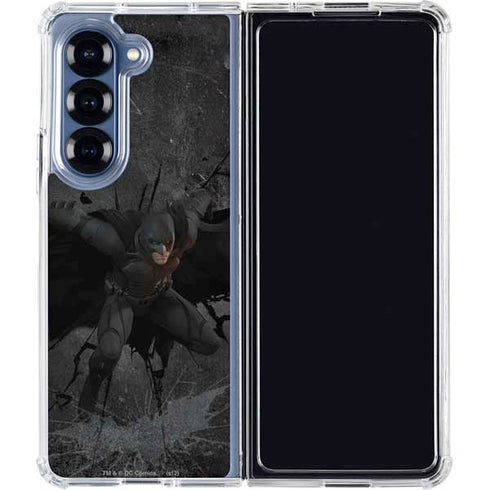 DC Comics The Dark Knight in Action Galaxy Z Fold6 Clear Case