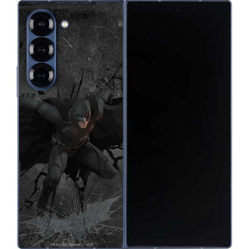 DC Comics The Dark Knight in Action Galaxy Z Fold6 Skin