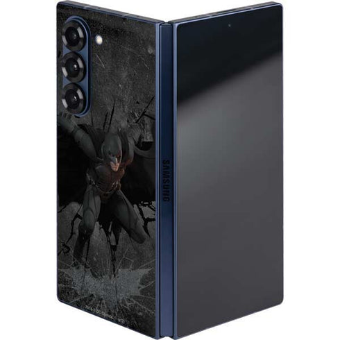DC Comics The Dark Knight in Action Galaxy Z Fold6 Skin