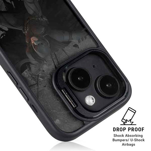 DC Comics The Dark Knight in Action iPhone 14 Kickstand Case