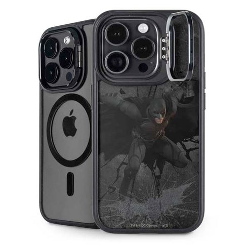 DC Comics The Dark Knight in Action iPhone 14 Pro Kickstand Case