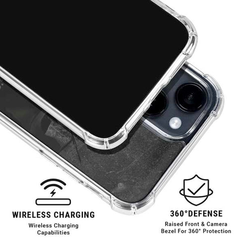 DC Comics The Dark Knight in Action iPhone 15 Clear Case