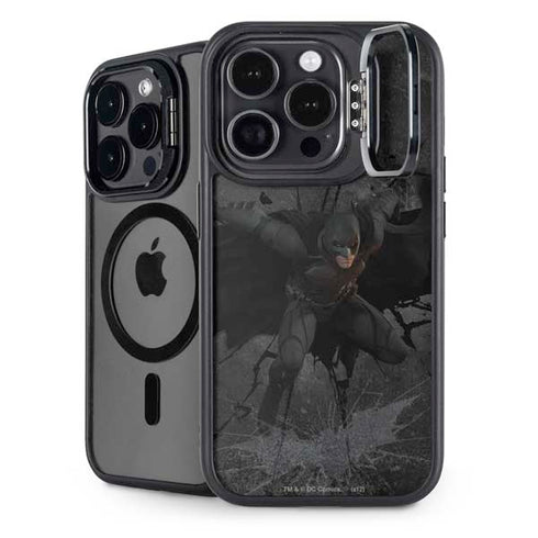 DC Comics The Dark Knight in Action iPhone 15 Pro Kickstand Case