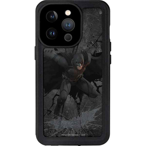 DC Comics The Dark Knight in Action iPhone 15 Pro Waterproof Case