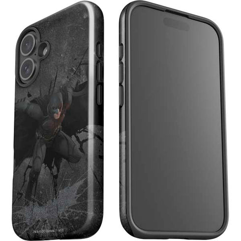 DC Comics The Dark Knight in Action iPhone 16 Impact Case