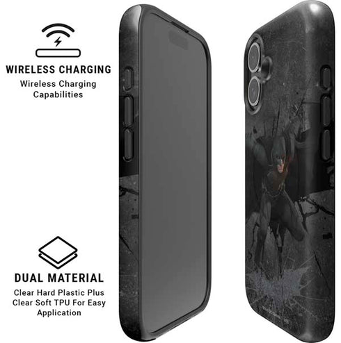 DC Comics The Dark Knight in Action iPhone 16 Plus Magsafe Impact Case