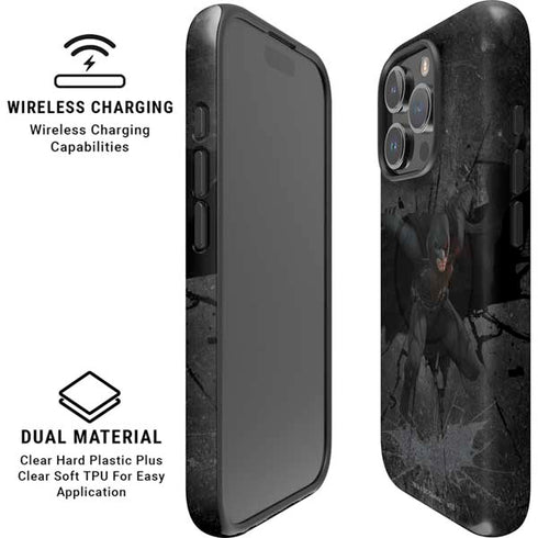 DC Comics The Dark Knight in Action iPhone 16 Pro Max Magsafe Impact Case