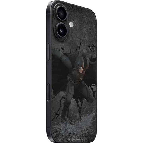 DC Comics The Dark Knight in Action iPhone 16 Skin