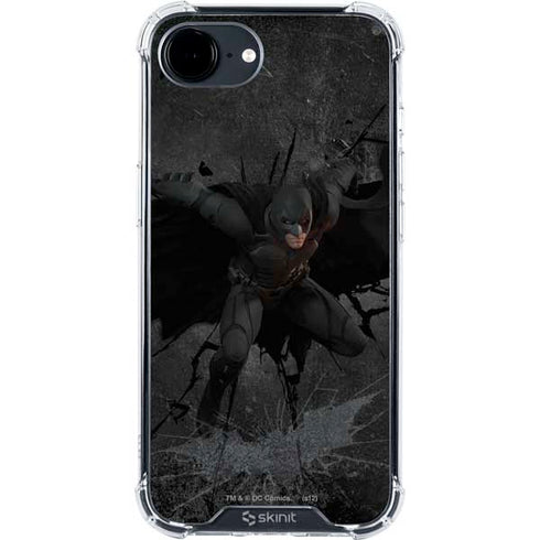 DC Comics The Dark Knight in Action iPhone 16e Clear Case