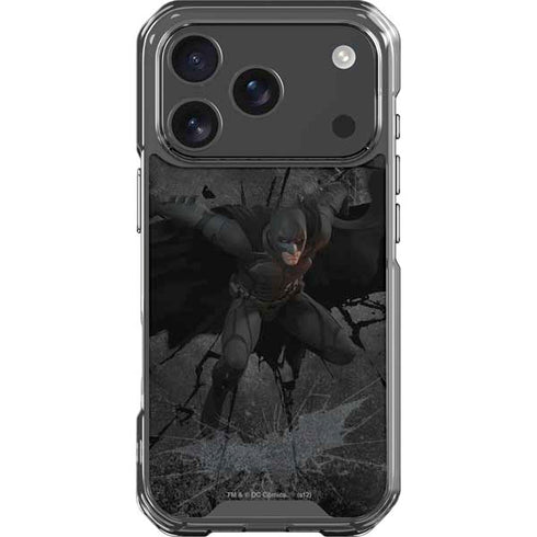DC Comics The Dark Knight in Action iPhone 18 Pro Clear Case